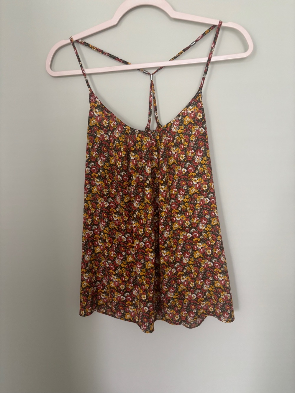 Soho Jeans - New York & Co. NWOT - Size L Print Spaghetti Strap Cami Top -